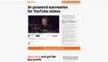 Eightify – AI YouTube Summarizer