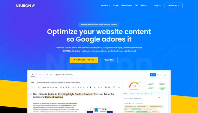 NeuronWriter AI Featured image