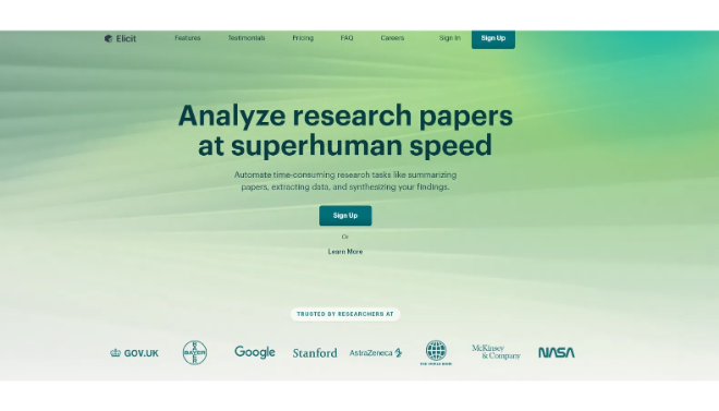 Elicit Featured image Elicit: The AI Research Assistant