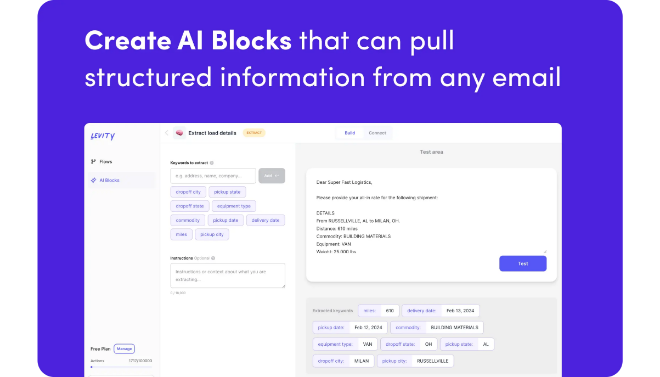 Tool – Levity AI Tagline – AI-Powered Workflow Automation & Task Management