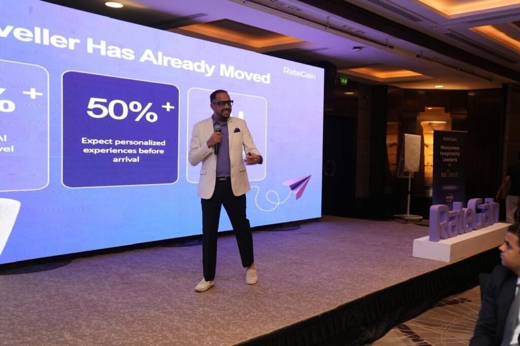 Anurag Jain keynote to hospitality leaders at RateGain Reboot